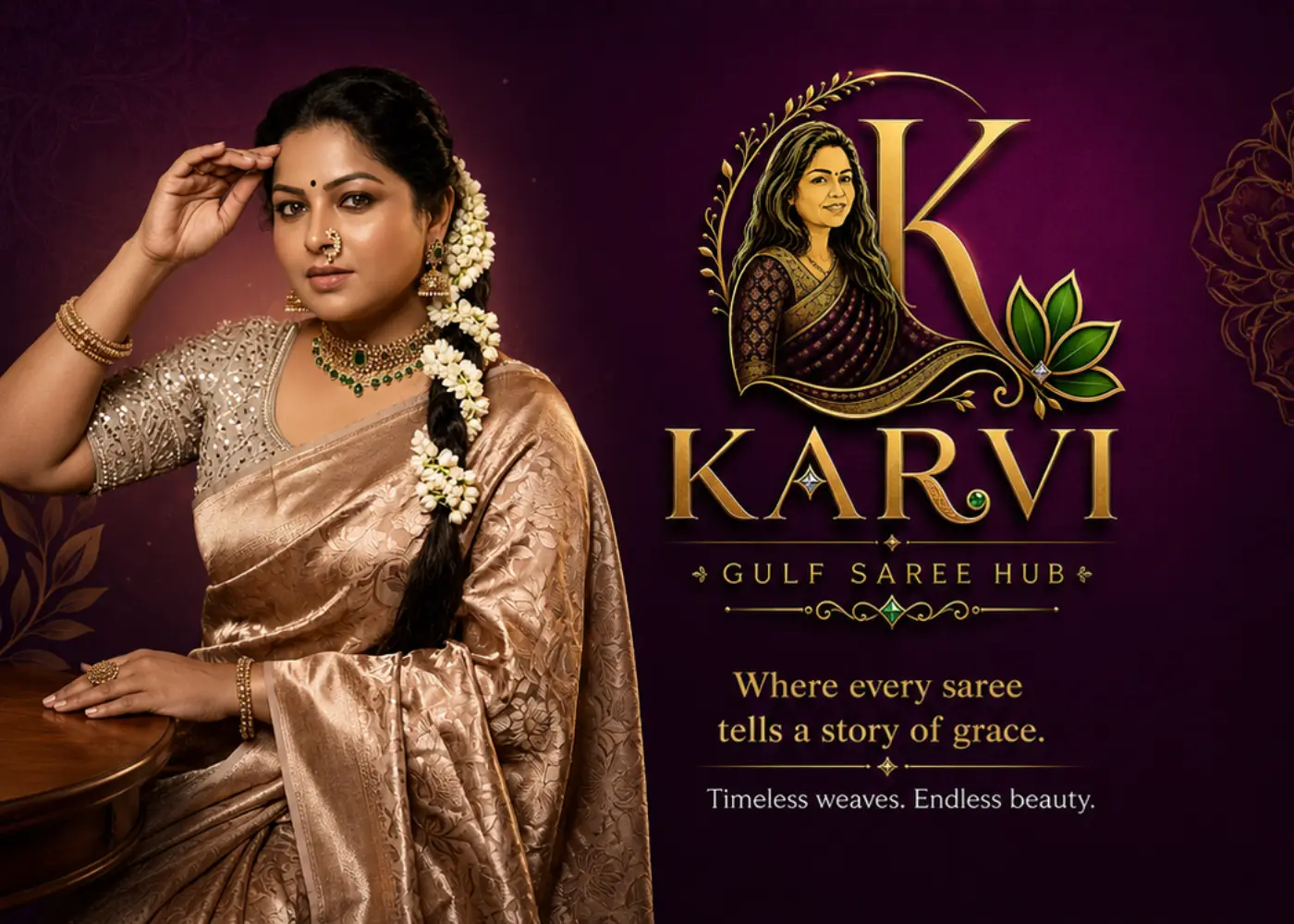 Karvi - Where every saree tells a story of grace